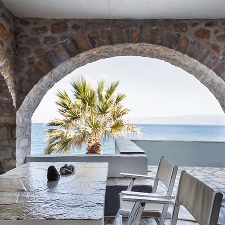 Lady Of Hydra Villa, Sea Front View, Private Beach Exterior foto